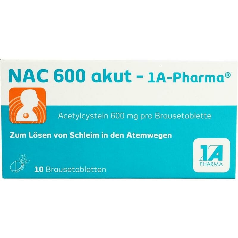 NAC 600 akut-1A Pharma Brausetabletten