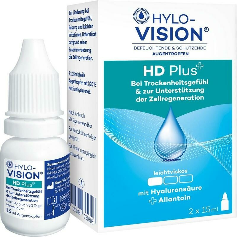 HYLO-VISION HD Plus Augentropfen