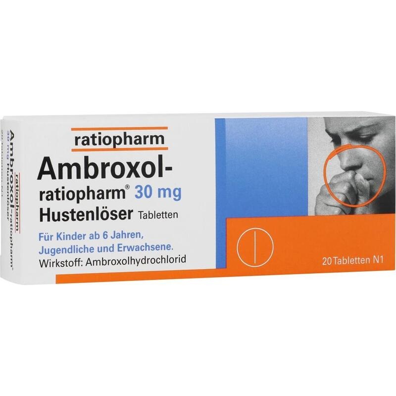 AMBROXOL-ratiopharm 30 mg Hustenlöser Tabletten