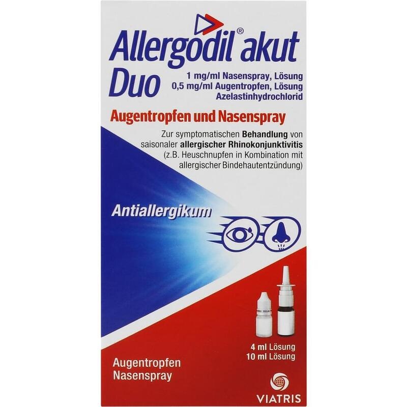 ALLERGODIL akut Duo 4ml AT akut/10ml NS akut