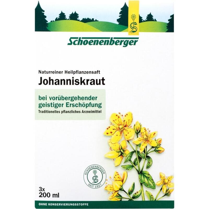 JOHANNISKRAUT SAFT Schoenenberger Heilpfl.Säfte