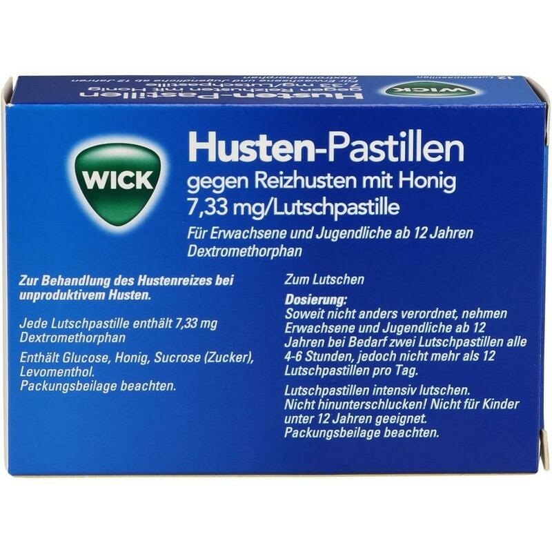 WICK Husten Pastillen gg.Reizhusten m.Honig