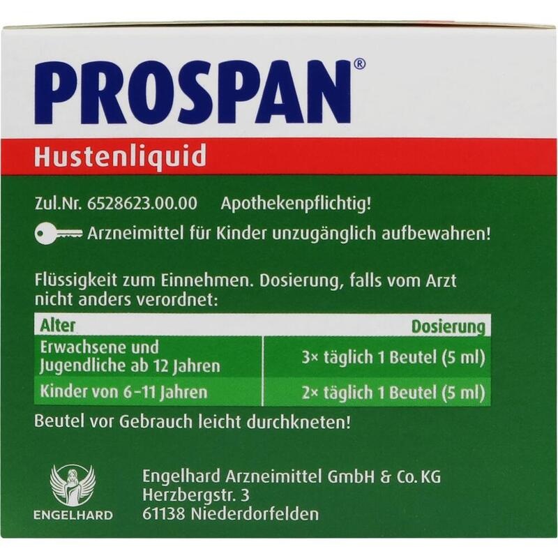 PROSPAN Hustenliquid im Portionsbeutel