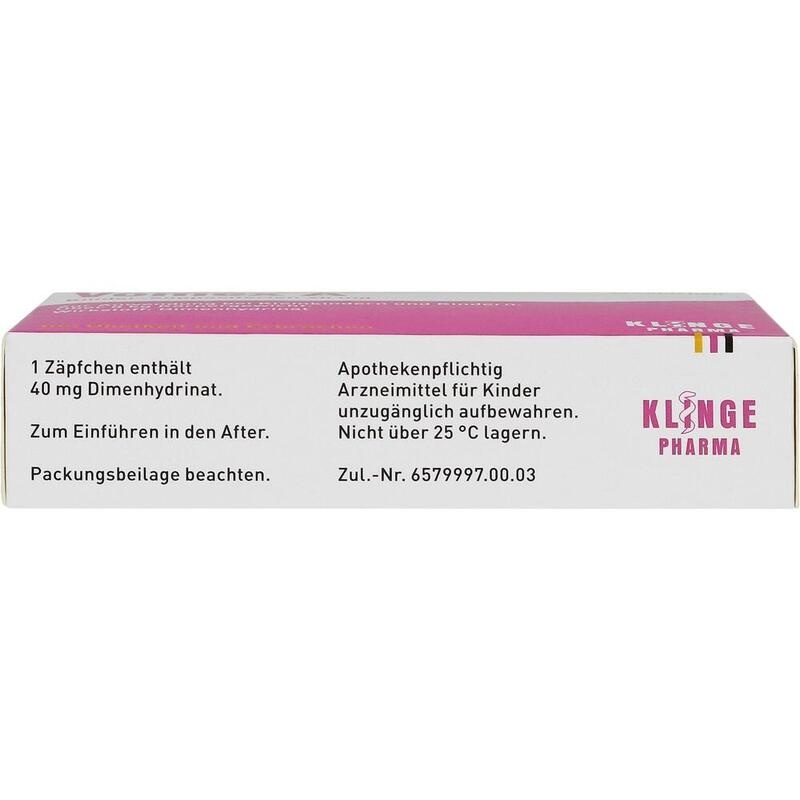 VOMEX A Kinder-Suppositorien 40 mg