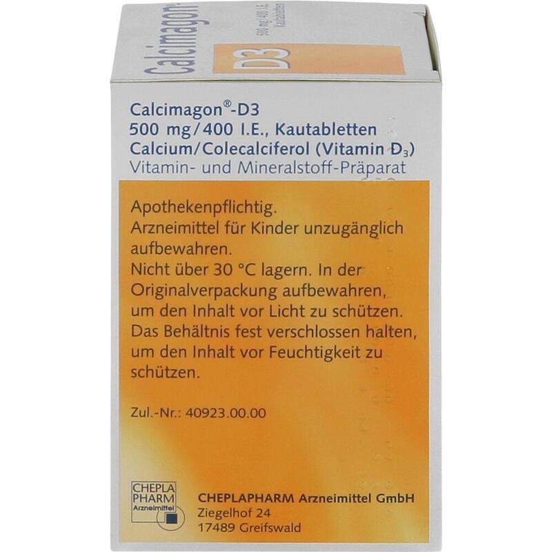 CALCIMAGON D3 Kautabletten