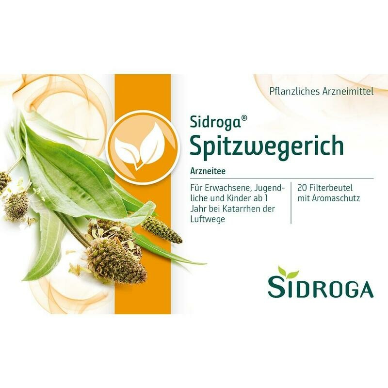 SIDROGA Spitzwegerich Tee Filterbeutel