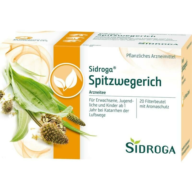 SIDROGA Spitzwegerich Tee Filterbeutel