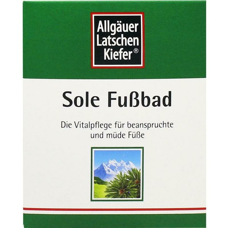 ALLGÄUER LATSCHENK. Sole Fußbad