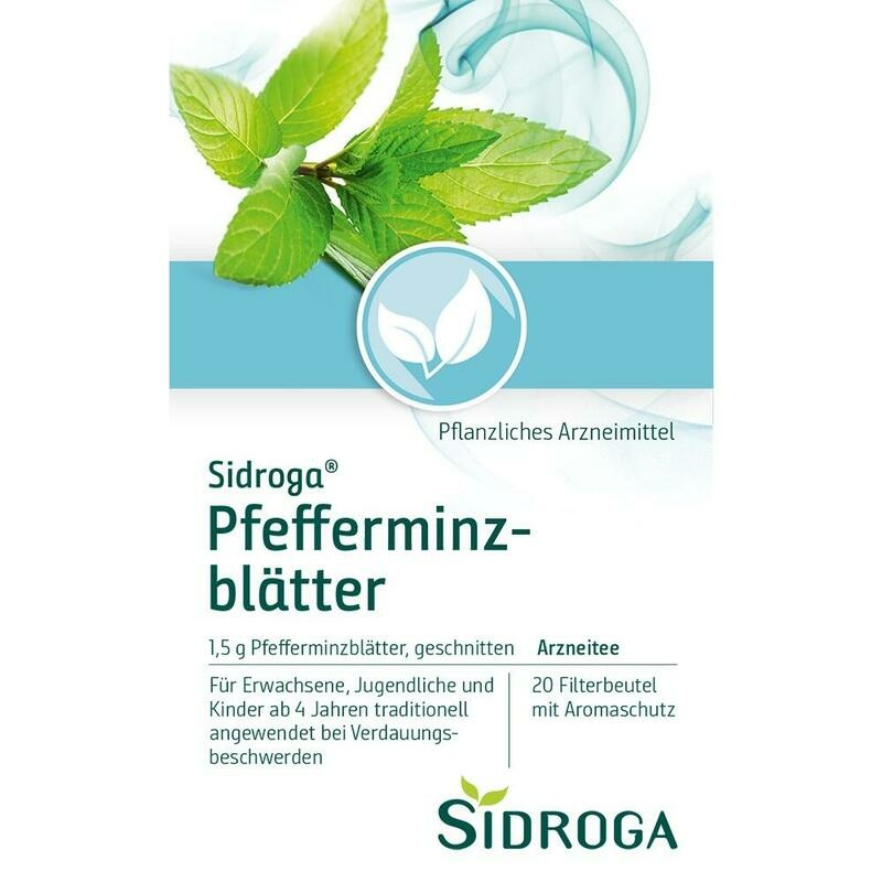 SIDROGA Pfefferminzblätter Tee Filterbeutel