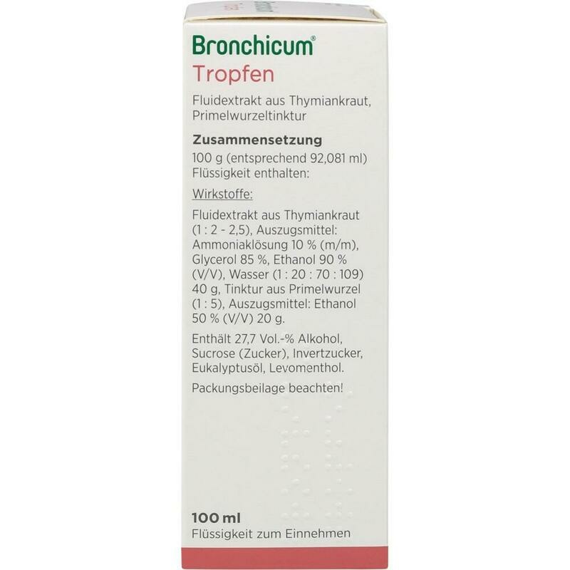 BRONCHICUM Tropfen
