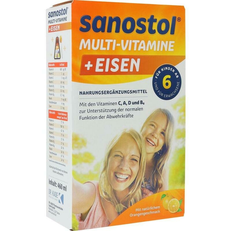 SANOSTOL plus Eisen Saft
