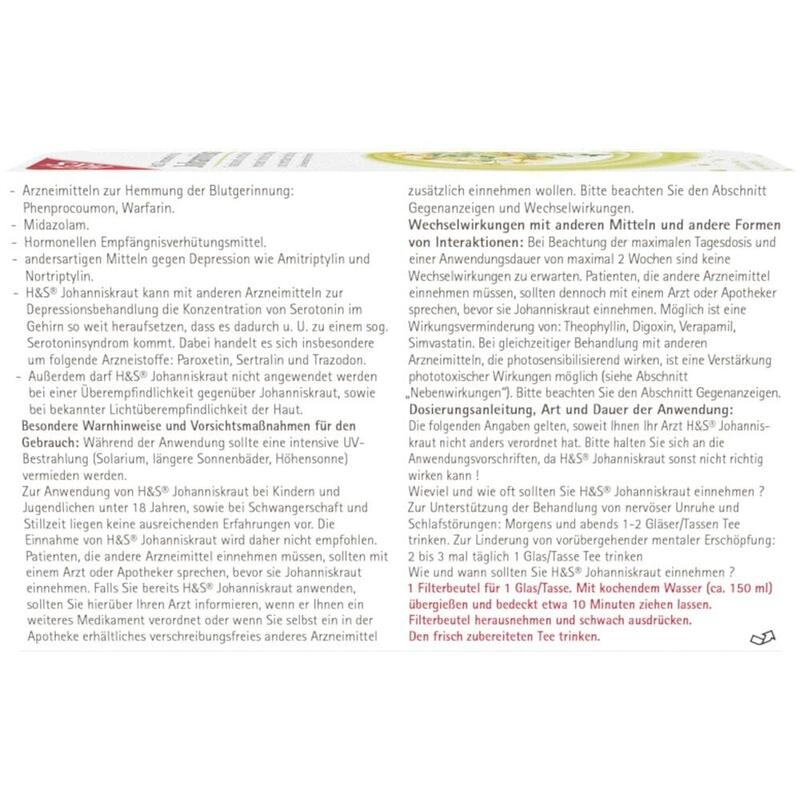 H&S Johanniskraut Filterbeutel