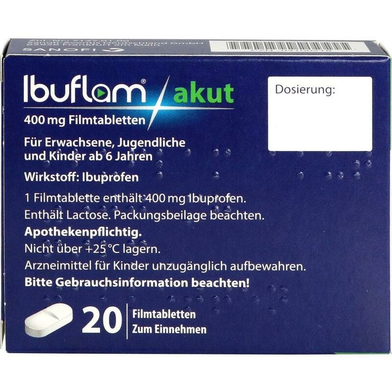 IBUFLAM akut 400 mg Filmtabletten
