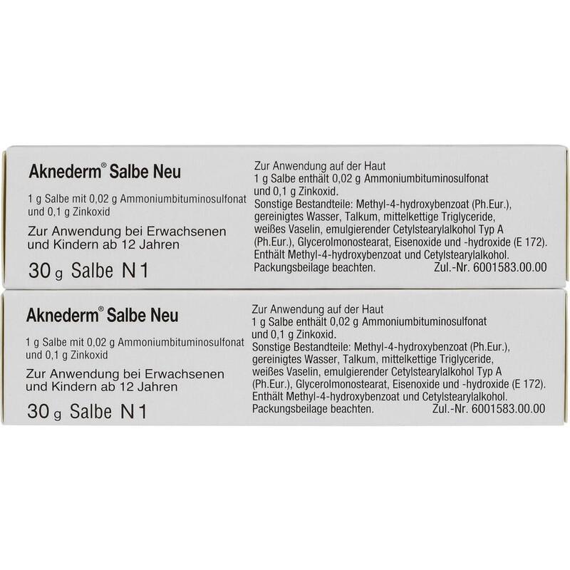 AKNEDERM Salbe Neu
