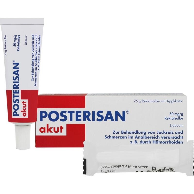 POSTERISAN akut 50 mg/g Rektalsalbe