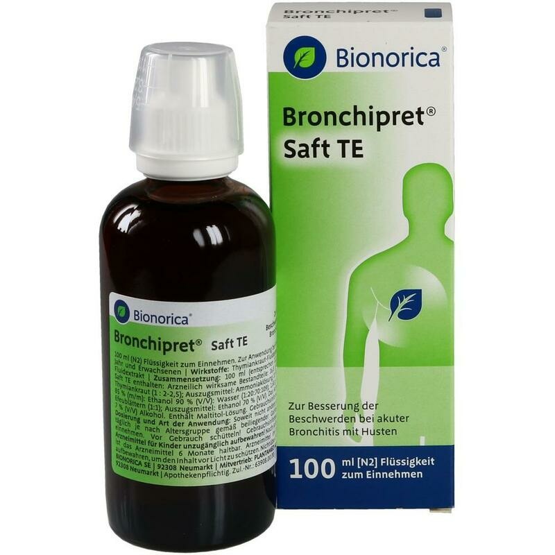 BRONCHIPRET Saft TE