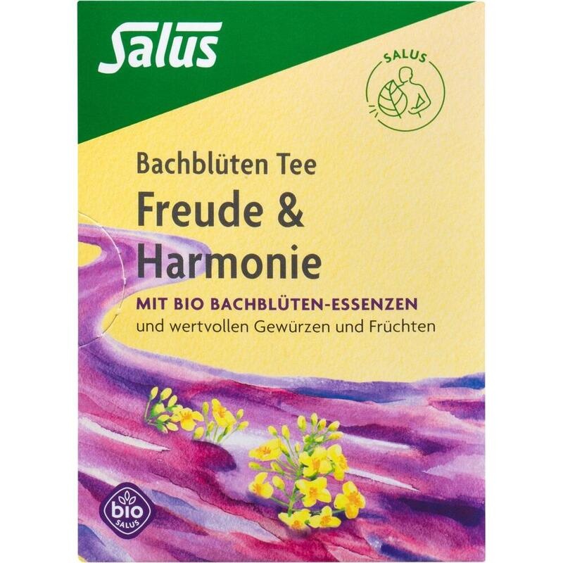 BACHBLÜTEN TEE Freude & Harmonie Bio Salus Fbtl.