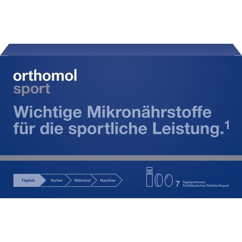 ORTHOMOL Sport Trinkfläschchen/Tabl./Kaps.Kombip.