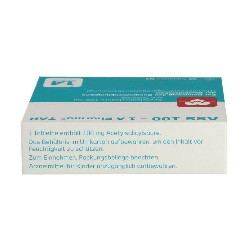 ASS 100-1A Pharma TAH Tabletten