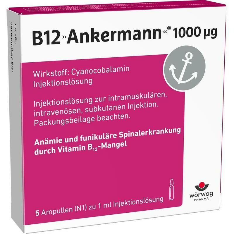 B12 ANKERMANN 1000 μg Injektionslösung Amp.
