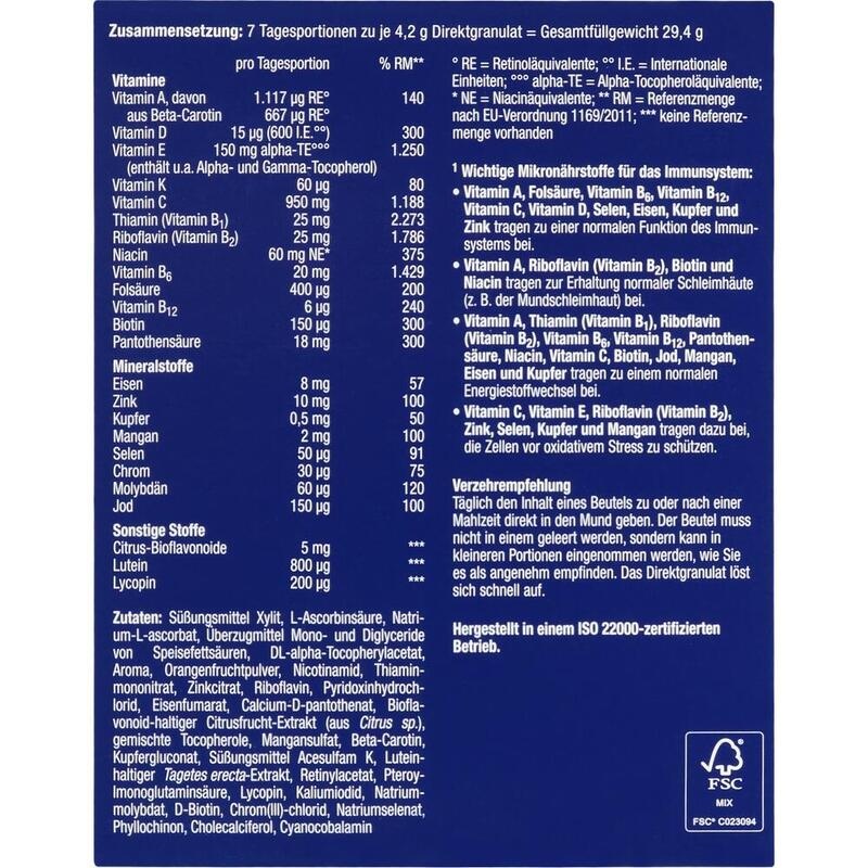 ORTHOMOL Immun Direktgranulat Orange