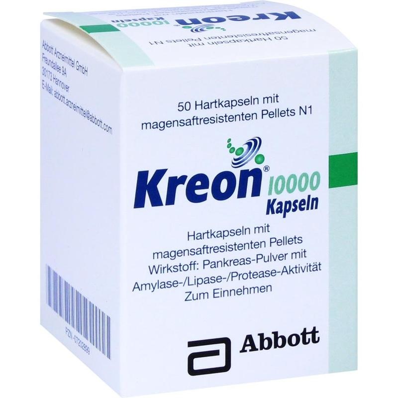 KREON 10.000 Hartkps.m.magensaftr.überz.Pellets