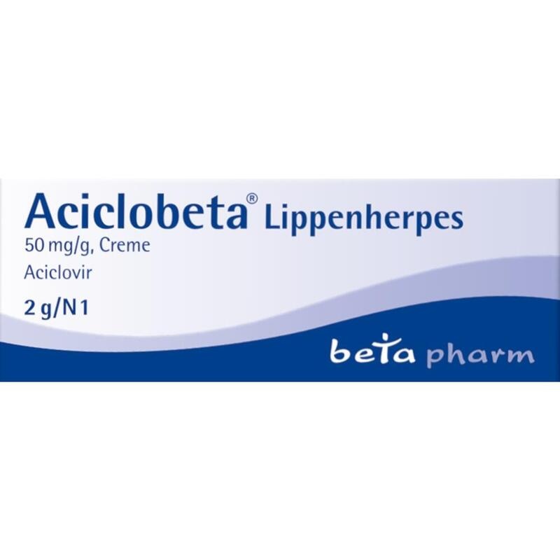 ACICLOBETA Lippenherpes Creme