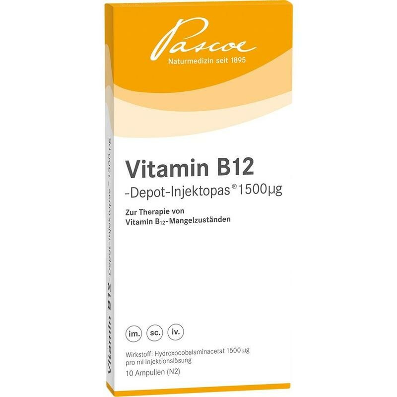 VITAMIN B12 DEPOT Inj. 1500 μg Injektionslösung