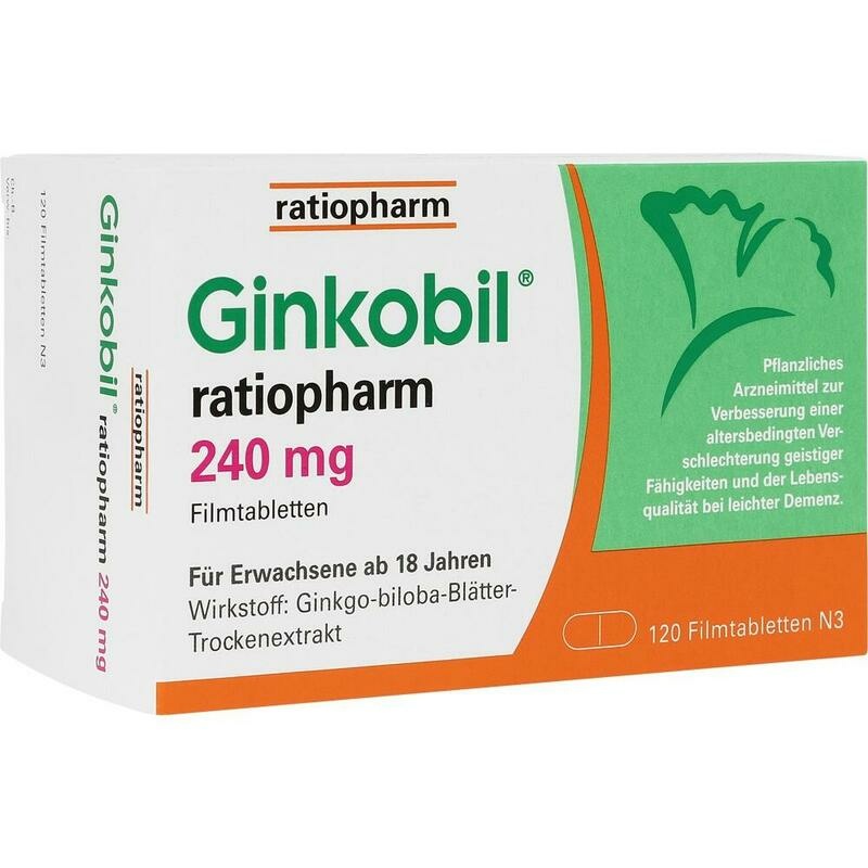 GINKOBIL-ratiopharm 240 mg Filmtabletten