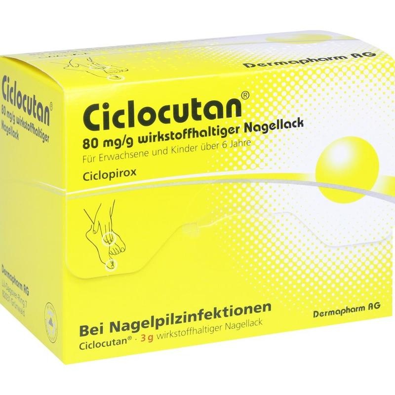 CICLOCUTAN 80 mg/g wirkstoffhaltiger Nagellack