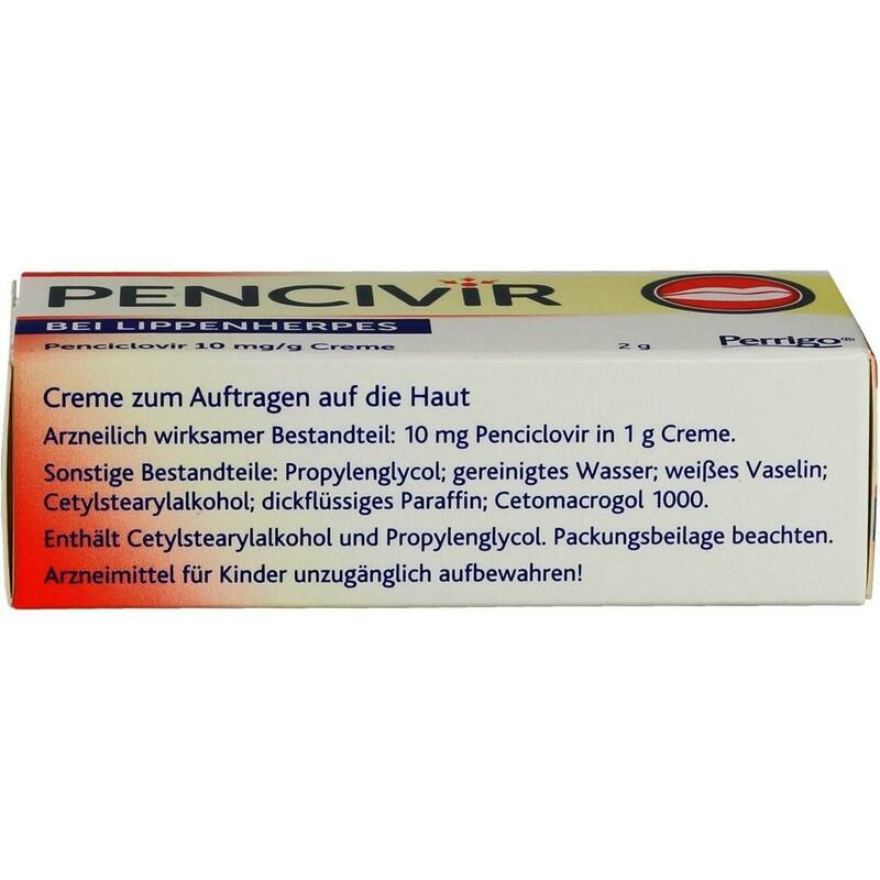 PENCIVIR bei Lippenherpes Creme