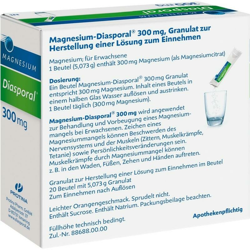 MAGNESIUM DIASPORAL 300 mg Granulat