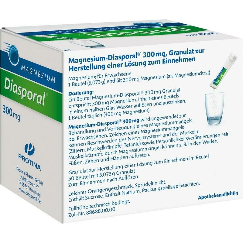 MAGNESIUM DIASPORAL 300 mg Granulat