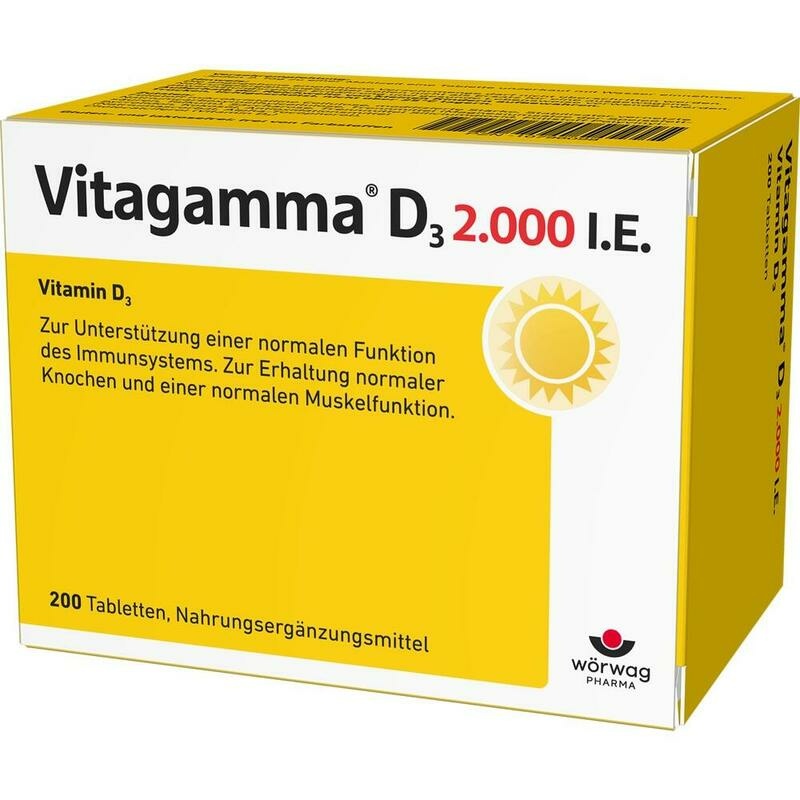 VITAGAMMA D3 2.000 I.E. Vitamin D3 NEM Tabletten