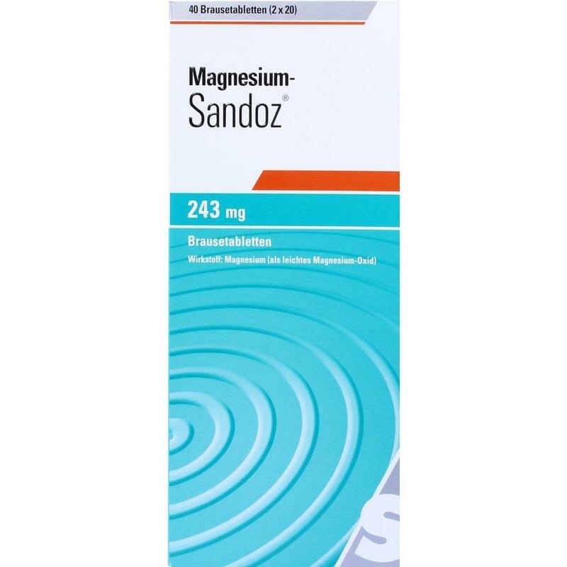MAGNESIUM SANDOZ 243 mg Brausetabletten