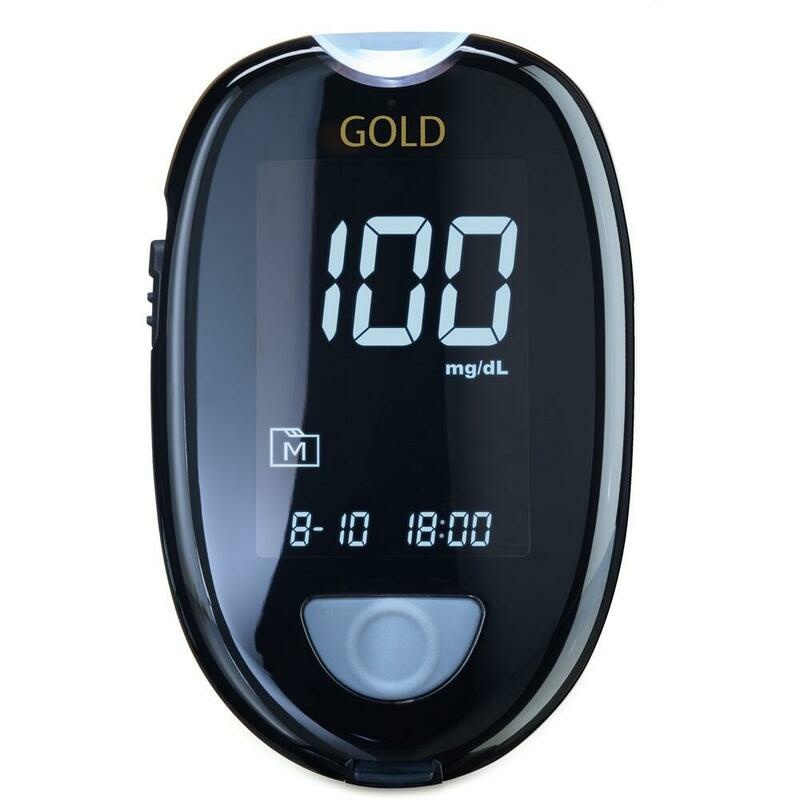 GLUCOCHECK GOLD Blutzuckermessgerät Set mg/dl
