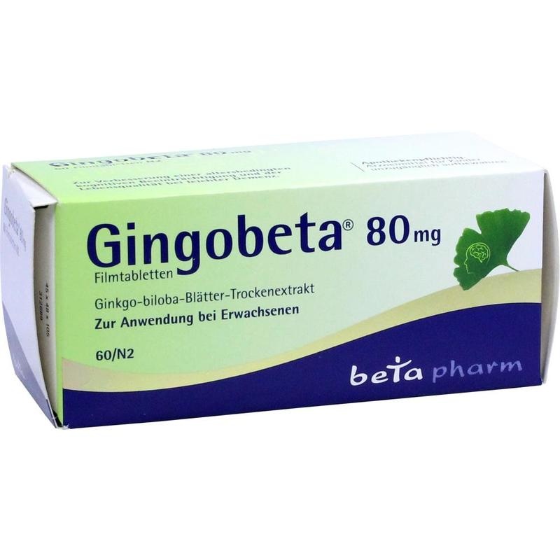 GINGOBETA 80 mg Filmtabletten