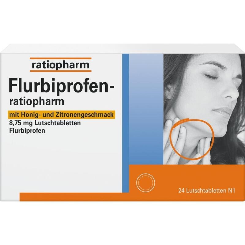 FLURBIPROFEN-ratio.m.Honig-u.Zitroneng.8,75mg Lut.