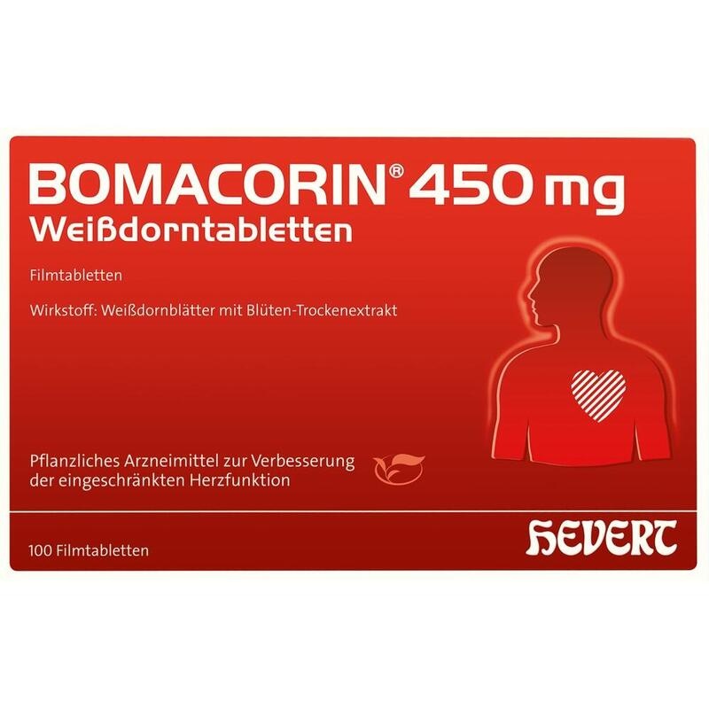 BOMACORIN 450 mg Weißdorntabletten