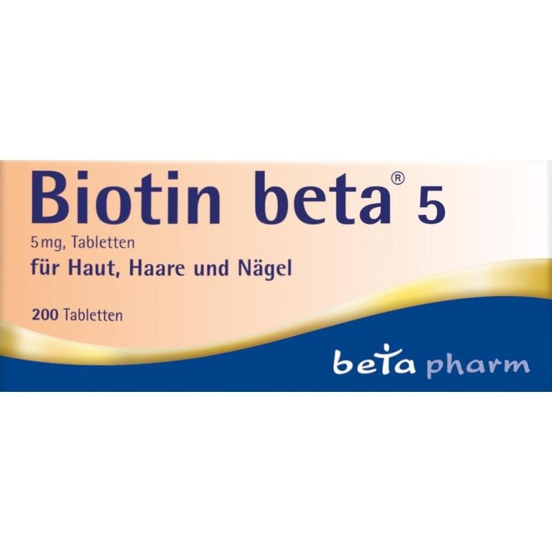 BIOTIN BETA 5 Tabletten