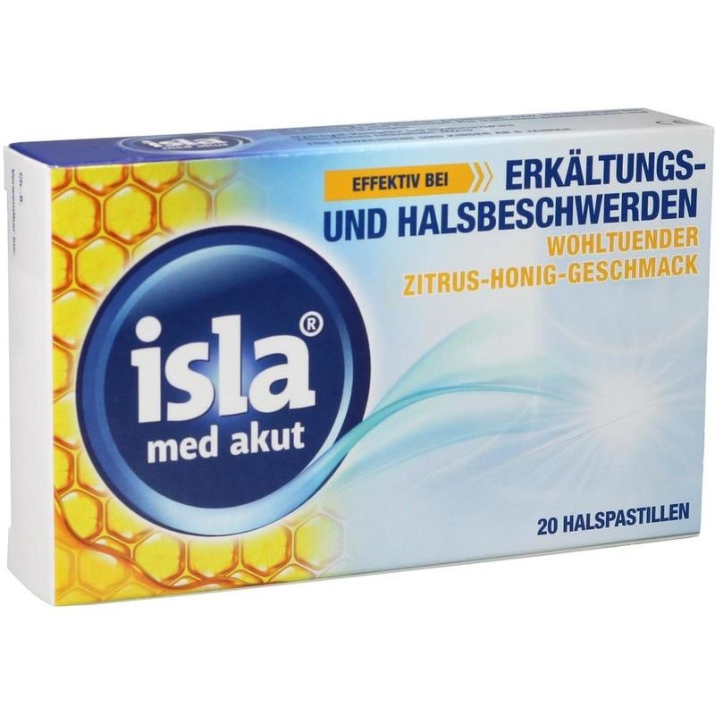 ISLA MED akut Zitrus-Honig Pastillen