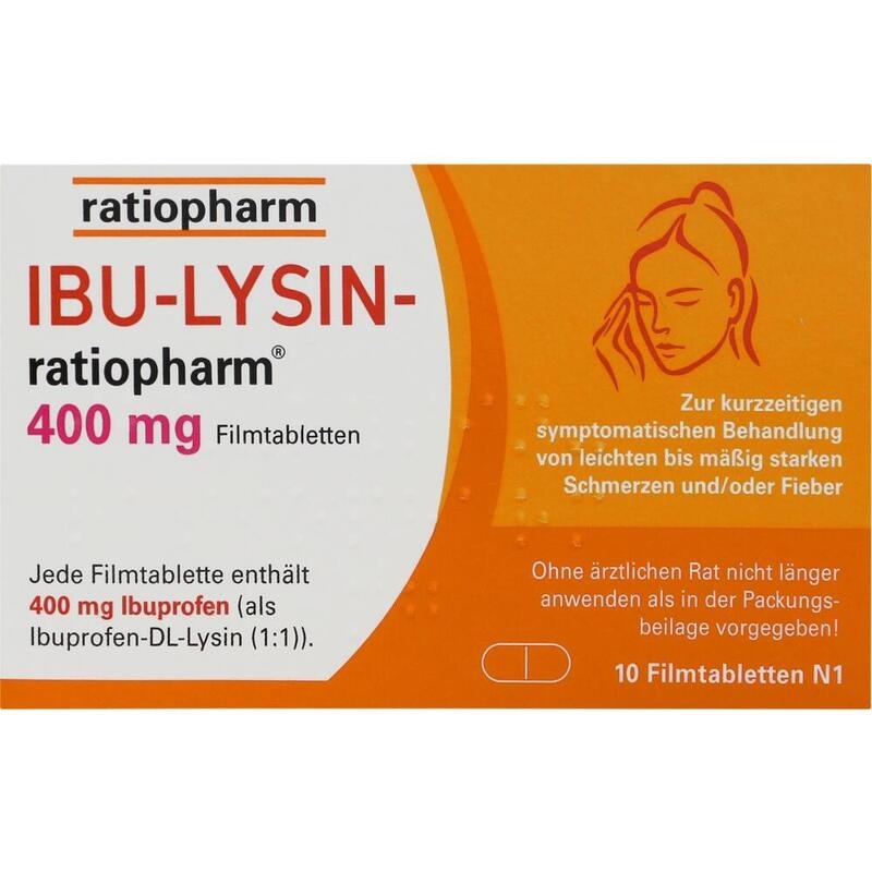 IBU-LYSIN-ratiopharm 400 mg Filmtabletten