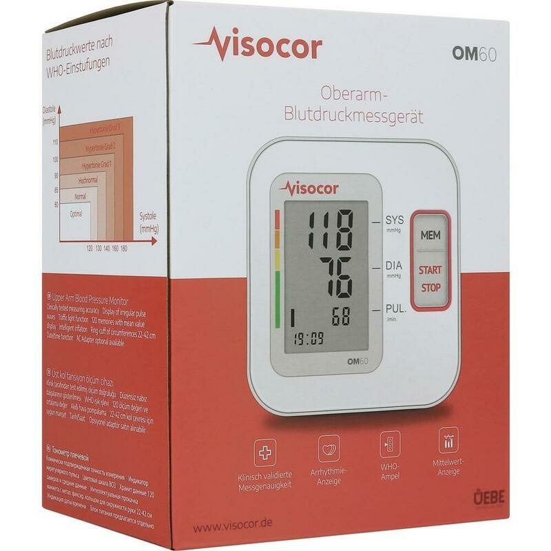 VISOCOR Oberarm Blutdruckmessgerät OM60