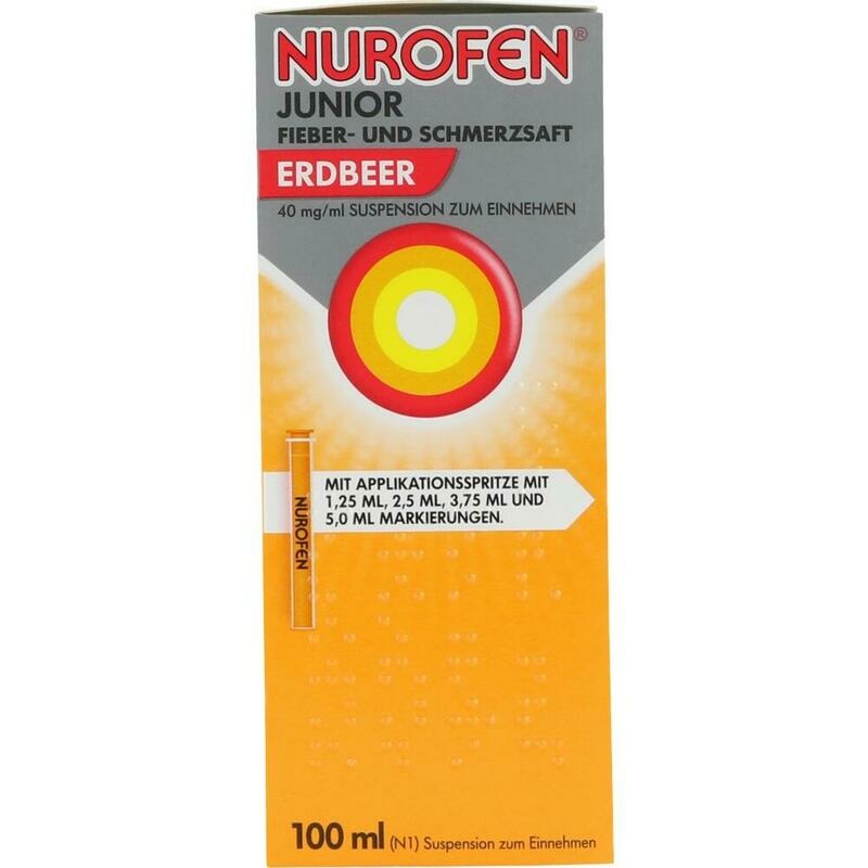 NUROFEN Junior Fieber-u.Schmerzsaft Erdbe.40 mg/ml