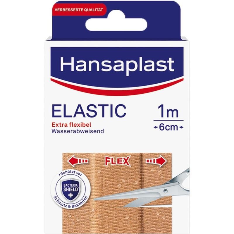 HANSAPLAST Elastic Pflaster 6 cmx1 m