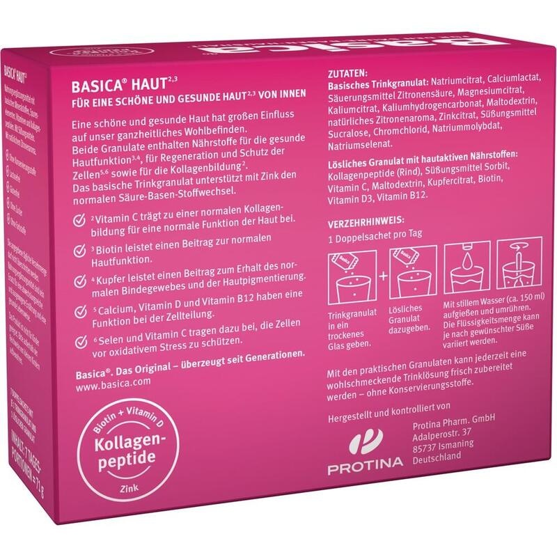 BASICA Haut Trinkgranulat für 7 Tage
