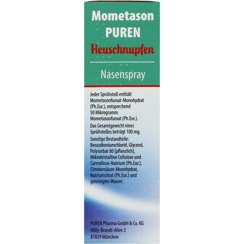 MOMETASON PUREN Heuschnupfenspray 50μg/Sprühst.60