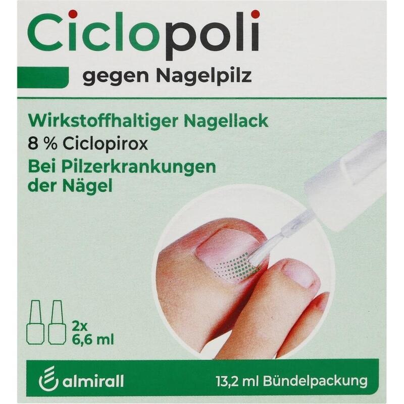 CICLOPOLI gegen Nagelpilz wirkstoffhalt.Nagellack