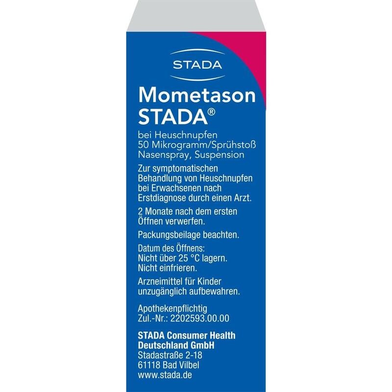 MOMETASON STADA Heuschnupfenspray 50μg/Sprühst.60