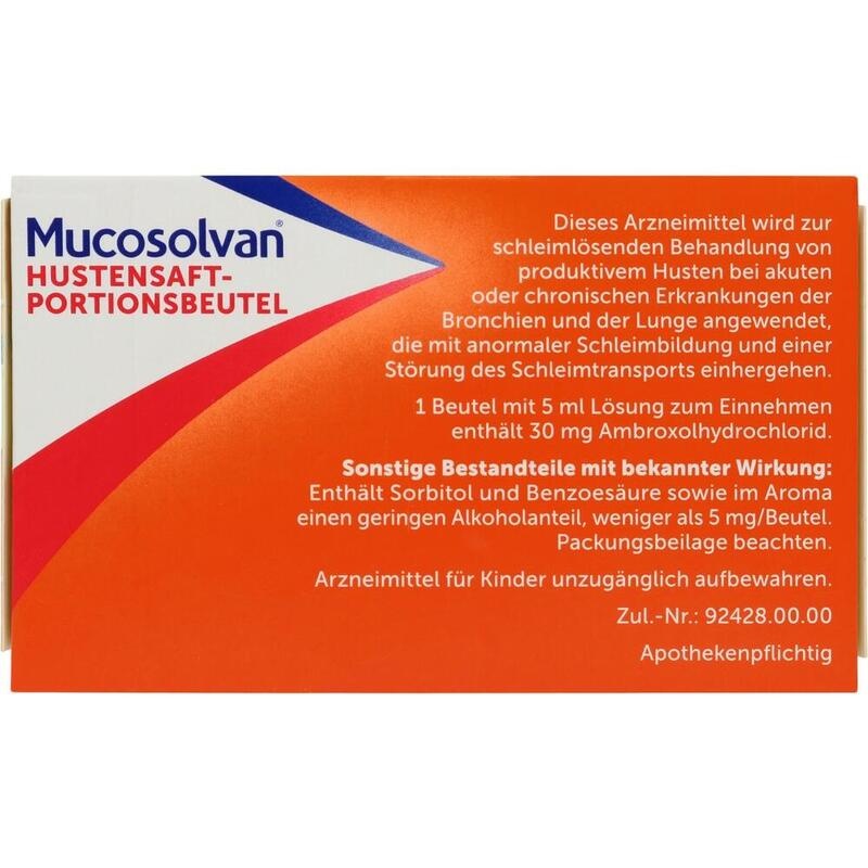 MUCOSOLVAN Hustensaft-Portionsbeutel 30 mg/5 ml